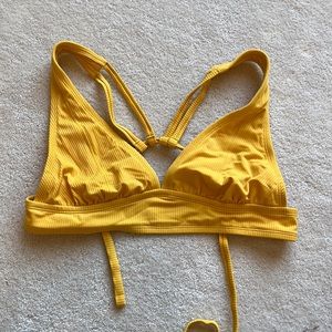 Yellow swim top